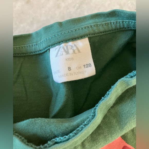 Zara Roller Skate “Roller Blade” Green Long Sleeve - Picture 6 of 6